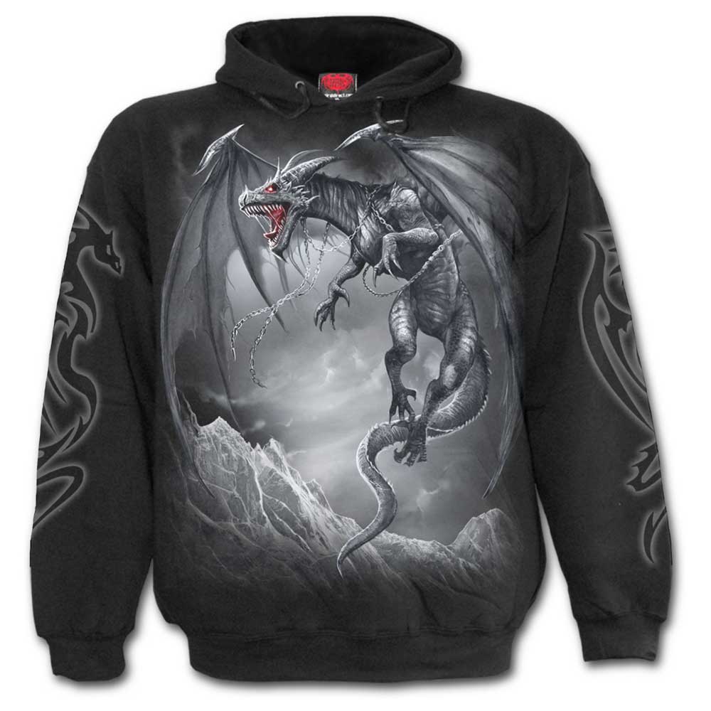 Spiral - DRAGON'S CRY Hoodie/trui - Zwart